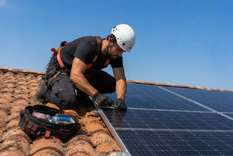 Maintenance et monitoring de panneaux solaires à Mus