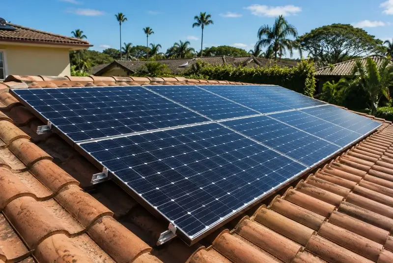 Installation de panneaux solaires à Mus